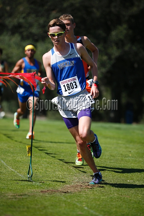 2014StanfordD2Boys-103.JPG - D2 boys race at the Stanford Invitational, September 27, Stanford Golf Course, Stanford, California.